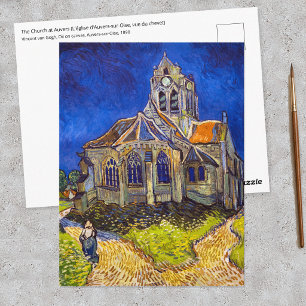 Vincent van Gogh - The Church at Auvers Postcard