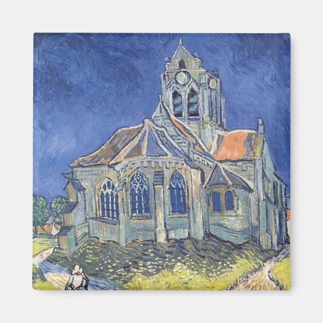 Vincent van Gogh | The Church at Auvers-sur-Oise Magnet (Front)