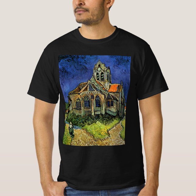Vincent van Gogh - The Church at Auvers T-Shirt (Front)