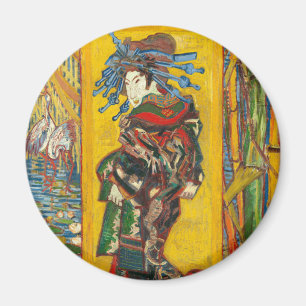 Vincent Van Gogh The Courtesan after Eisen Magnet