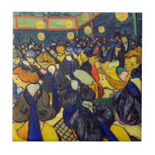 Vincent van Gogh - The Dance Hall in Arles Tile