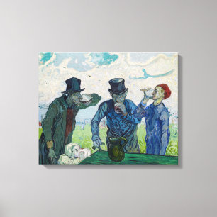 Vincent van Gogh - The Drinkers, after Daumier Canvas Print