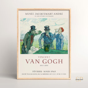 Vincent van Gogh The Drinkers Art Print Vintage