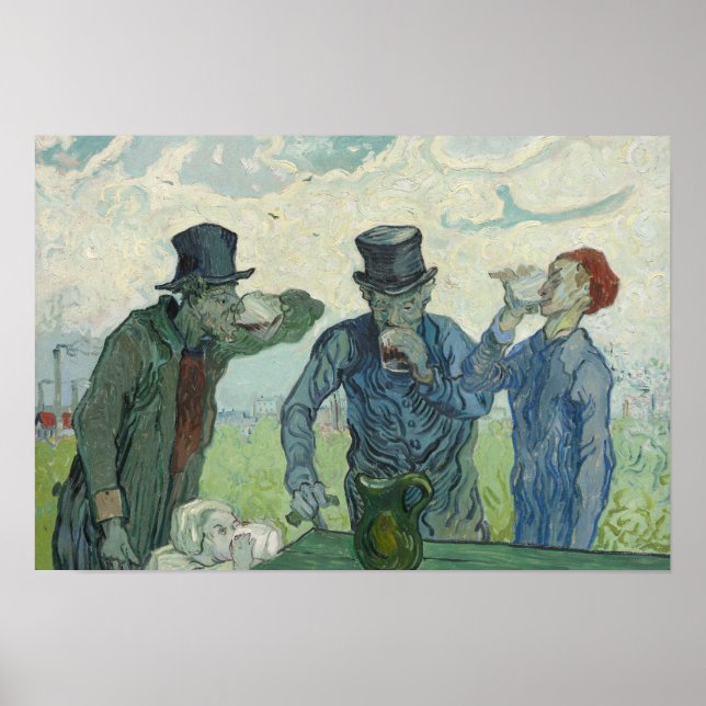 Vincent van Gogh - The Drinkers Poster (Front)