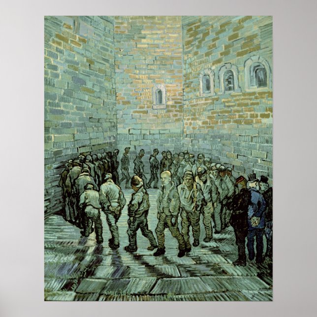 Vincent van Gogh | The Exercise Yard Poster (Front)