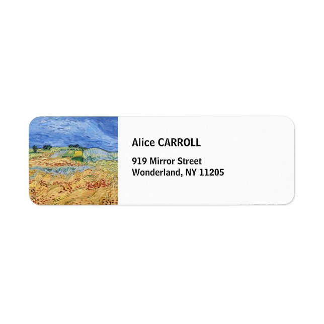 Vincent van Gogh - The Fields / Wheat Fields (Front)