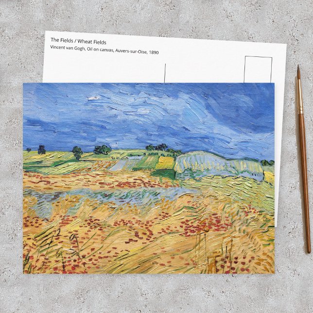 Vincent van Gogh - The Fields / Wheat Fields Postcard (Creator Uploaded)