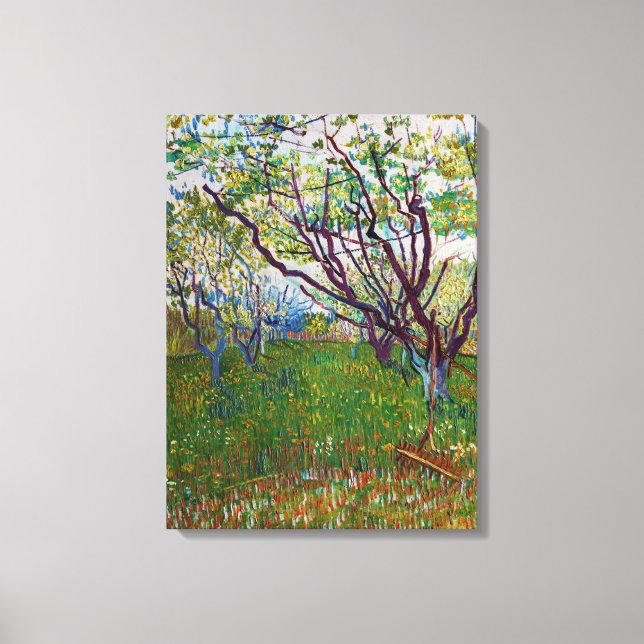 Vincent van Gogh - The Flowering Orchard Canvas Print (Front)