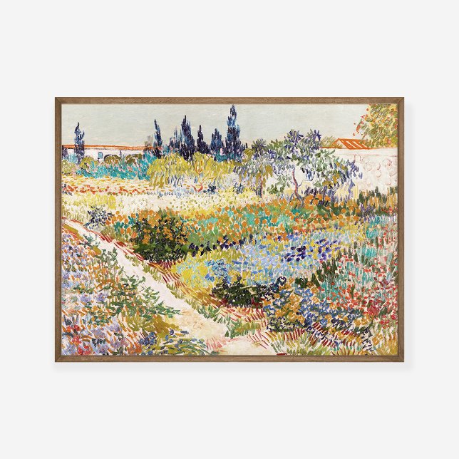 Vincent van Gogh The Garden at Arles 1888 Painting Poster (Creator Uploaded)