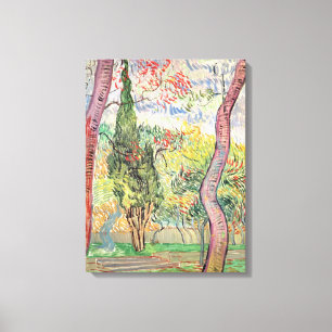 Vincent van Gogh The Garden of St. Paul Hospital Canvas Print
