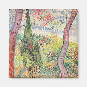 Vincent van Gogh The Garden of St. Paul Hospital Magnet