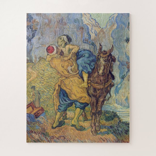 Vincent Van Gogh - The Good Samaritan Jigsaw Puzzle (Vertical)