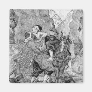 Vincent van Gogh   The Good Samaritan Magnet