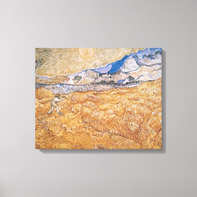 Vincent van Gogh | The Harvester Canvas Print (Front)