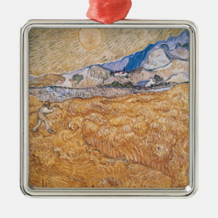 Vincent van Gogh The Harvester Metal Tree Decoration