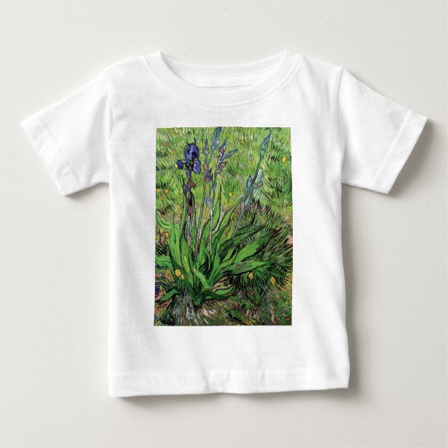 Vincent Van Gogh - The Iris Nature Lover Fine Art Baby T-Shirt (Front)