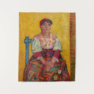 Vincent Van Gogh - The Italian Woman Tapestry