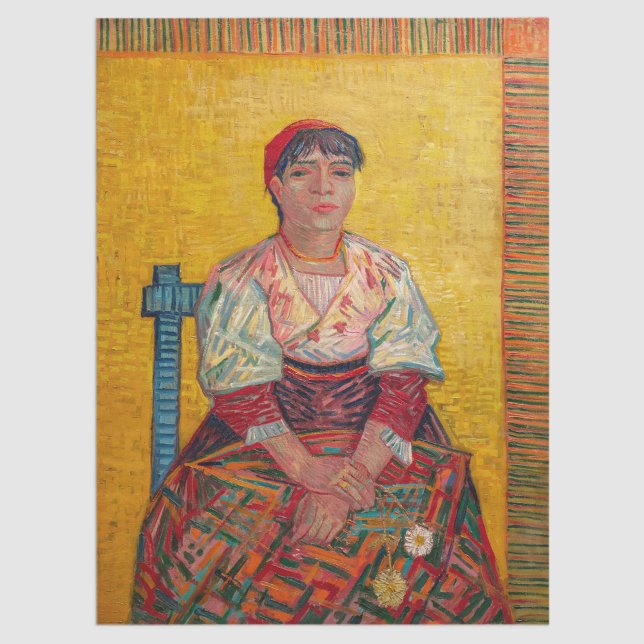 Vincent Van Gogh - The Italian Woman Tissue Paper (Creator Uploaded)