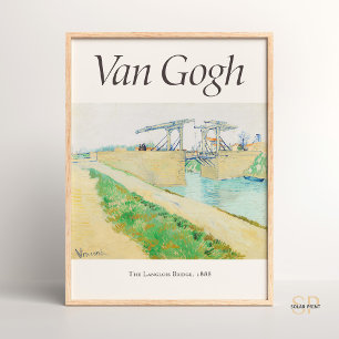 Vincent van Gogh The Langlois Bridge at Arles Art  Poster