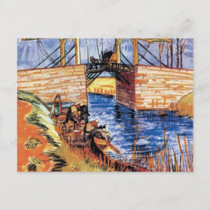 Vincent Van Gogh - The Langlois Bridge At Arles Postcard