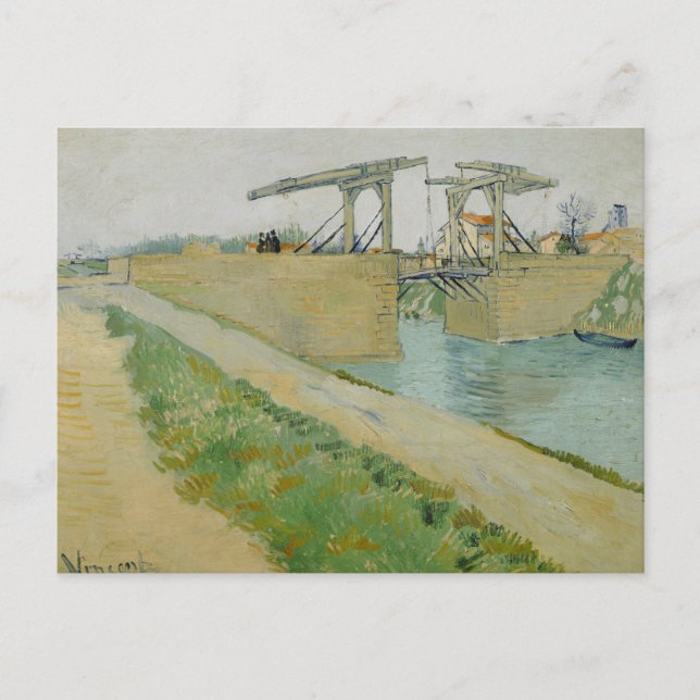Vincent van Gogh - The Langlois Bridge Postcard (Front)