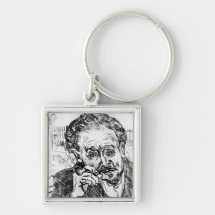 Vincent van Gogh The Man with the Pipe Key Ring