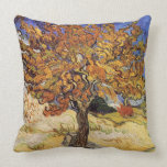 Vincent van Gogh-The Mulberry Tree Cushion<br><div class="desc">The Mulberry Tree made in 1889,  is one of Vincent van Gogh’s most famous paintings.A wonderful throw pillow with intensities of orange, blue and yellow for fans of Vincent van Gogh, Post-Impressionism and real fine art.</div>