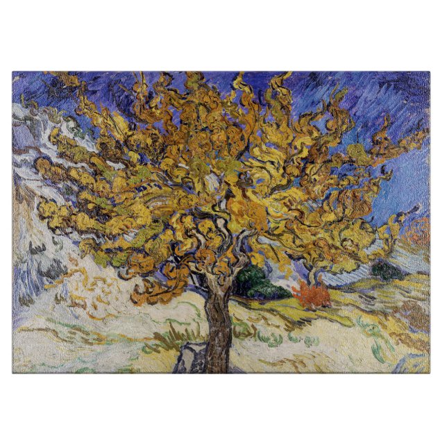 Vincent van Gogh - The Mulberry Tree Cutting Board (Front)