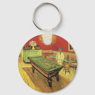 Vincent Van Gogh - The Night Cafe Fine Art Key Ring
