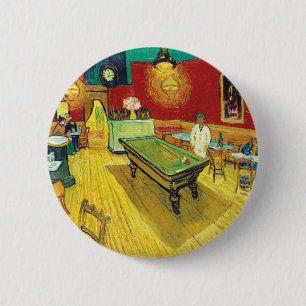 Vincent Van Gogh The Night Cafe (Le café de nuit) 6 Cm Round Badge