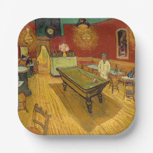 Vincent van Gogh - The Night Cafe Paper Plate