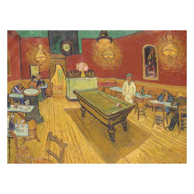 Vincent van Gogh - The Night Cafe Tablecloth (Front (Horizontal))
