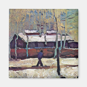 Vincent Van Gogh - The Old Station At Eindhoven Magnet