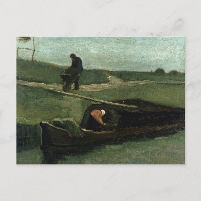 Vincent van Gogh | The Peat Boat, 1883 Postcard (Front)