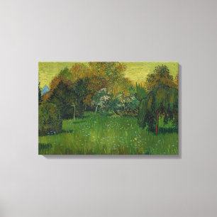 Vincent van Gogh - The Poet's Garden Canvas Print