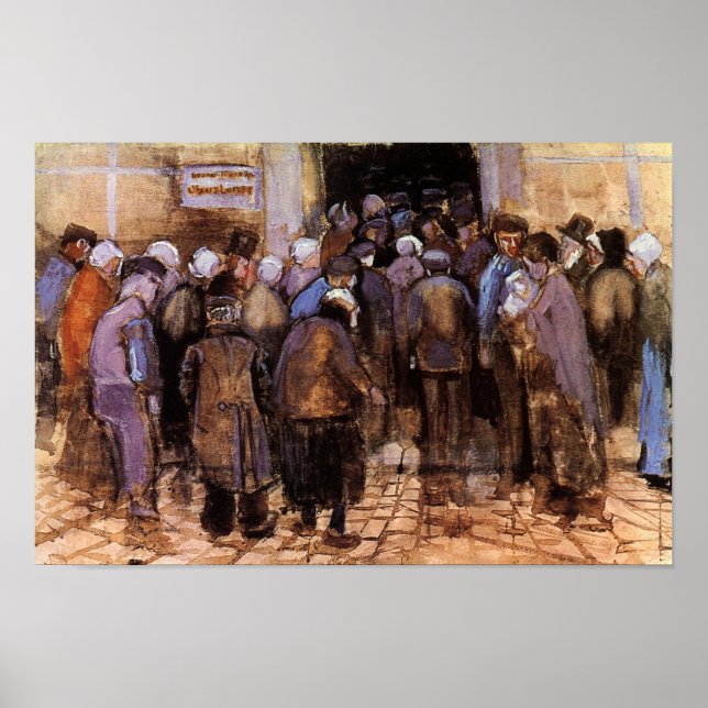 Vincent Van Gogh - The Poor And Money - Fine Art Poster (Front)