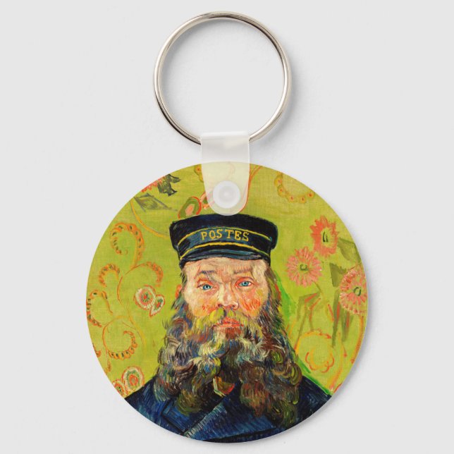 Vincent Van Gogh The Postman Joseph Roulin Key Ring (Front)