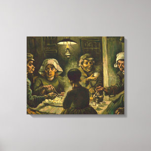 Vincent Van Gogh - The potato eaters AprilMay Canvas Print