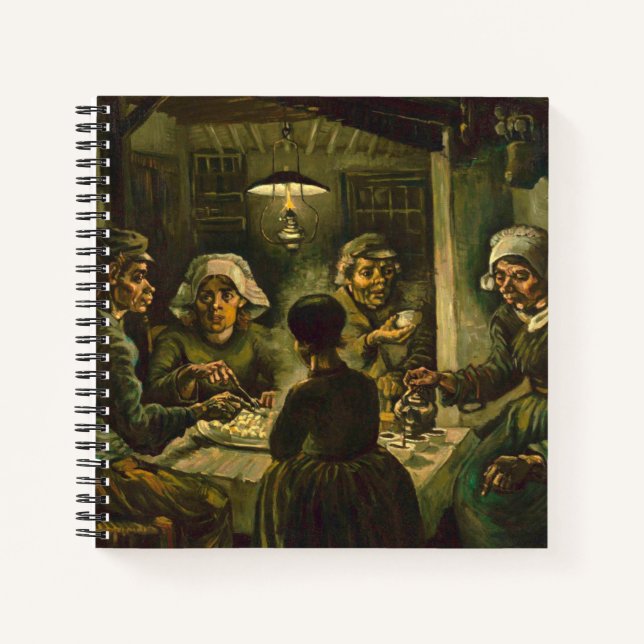 Vincent Van Gogh - The potato eaters AprilMay Notebook (Front)