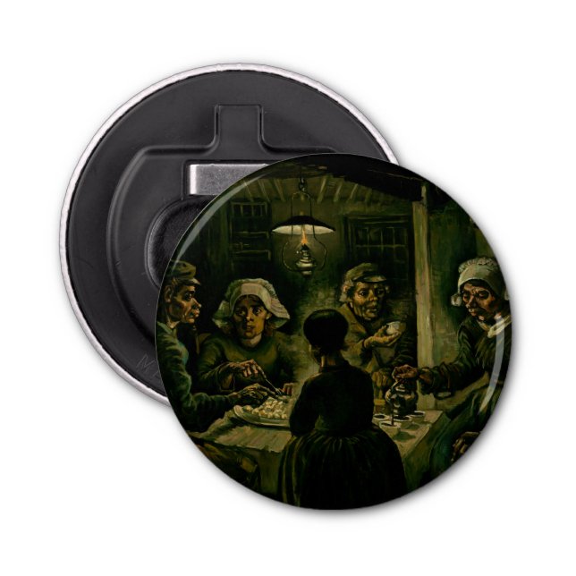 Vincent van Gogh - The Potato Eaters Bottle Opener (Front)