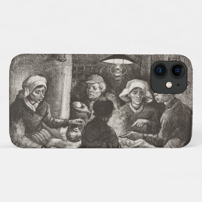 Vincent Van Gogh The Potato Eaters lithograph Case-Mate iPhone Case (Back (Horizontal))