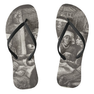 Vincent Van Gogh The Potato Eaters lithograph Jandals