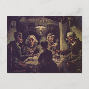 vincent van gogh - the potato eaterspng postcard