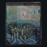 Vincent van Gogh - The Prison Courtyard Drawstring Bag<br><div class="desc">The Prison Courtyard / Prisoners Exercising / Prisoners Round - Vincent van Gogh,  1890</div>