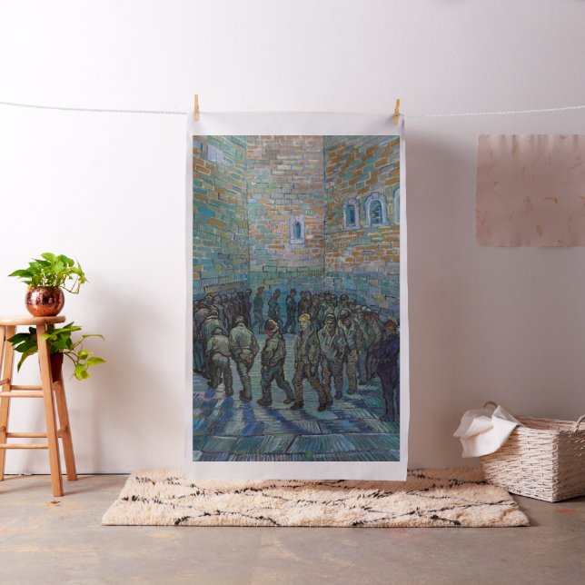 Vincent van Gogh - The Prison Courtyard Fabric (In Situ)