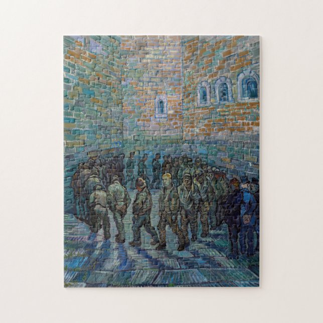 Vincent van Gogh - The Prison Courtyard Jigsaw Puzzle (Vertical)