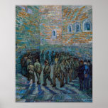 Vincent van Gogh - The Prison Courtyard Poster<br><div class="desc">The Prison Courtyard / Prisoners Exercising / Prisoners Round - Vincent van Gogh,  1890</div>