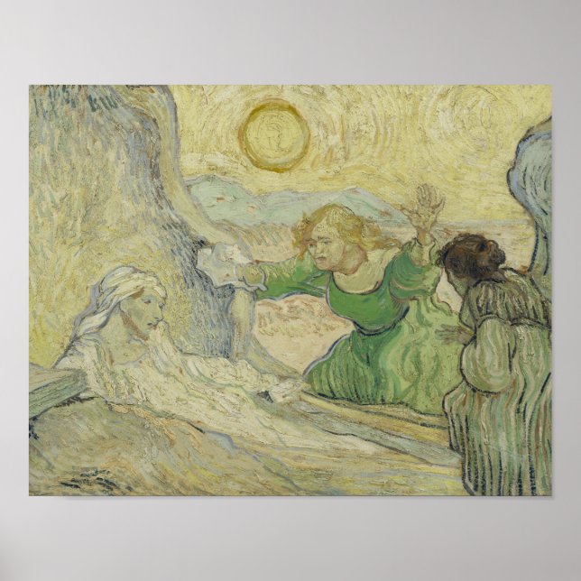 Vincent van Gogh - The Raising of Lazarus Poster (Front)