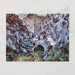 Vincent Van Gogh - The Ravine (Les Peiroulets) Postcard