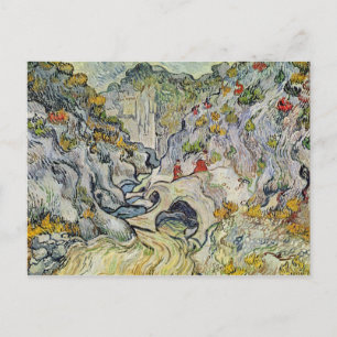 Vincent van Gogh The ravine of the Peyroulets Postcard